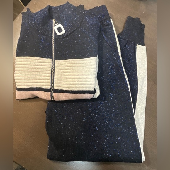 Women's Navy Blue Jumpsuit - Picture 4 of 7